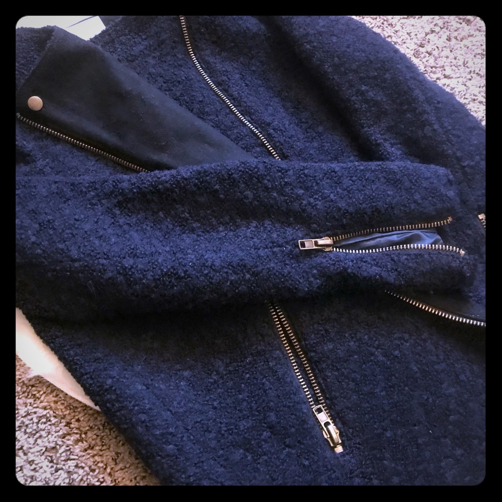 Forever 21 faux wool fall jacket